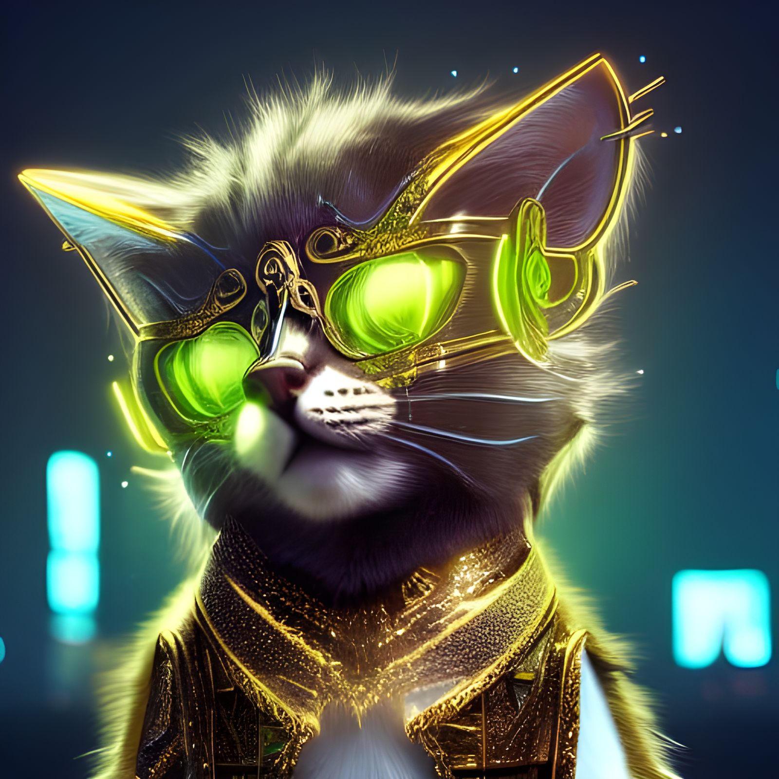 Doc Pawprint, Senior Scientist from the Celestial City  by @Mach Galaxy