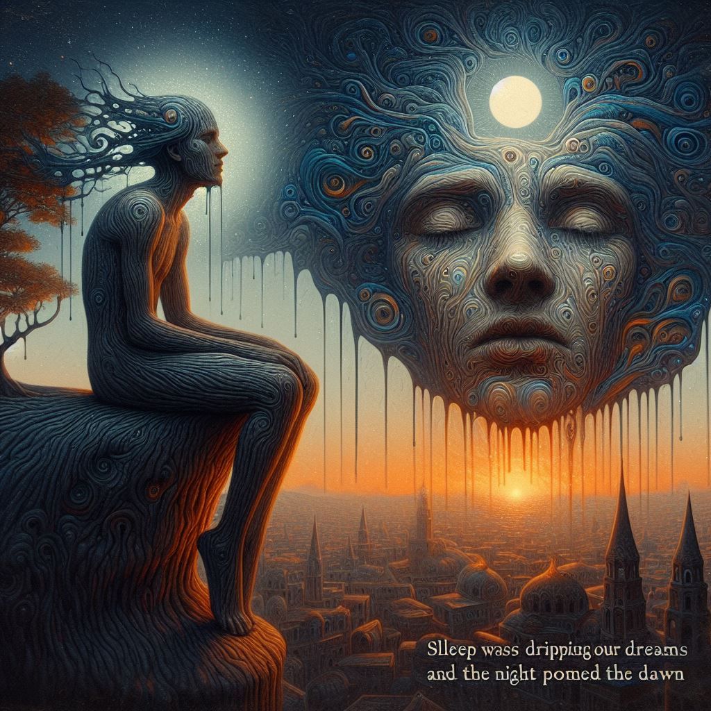 Poème de Paul Eluard Le sommeil ruisselait de rêves et la nu...