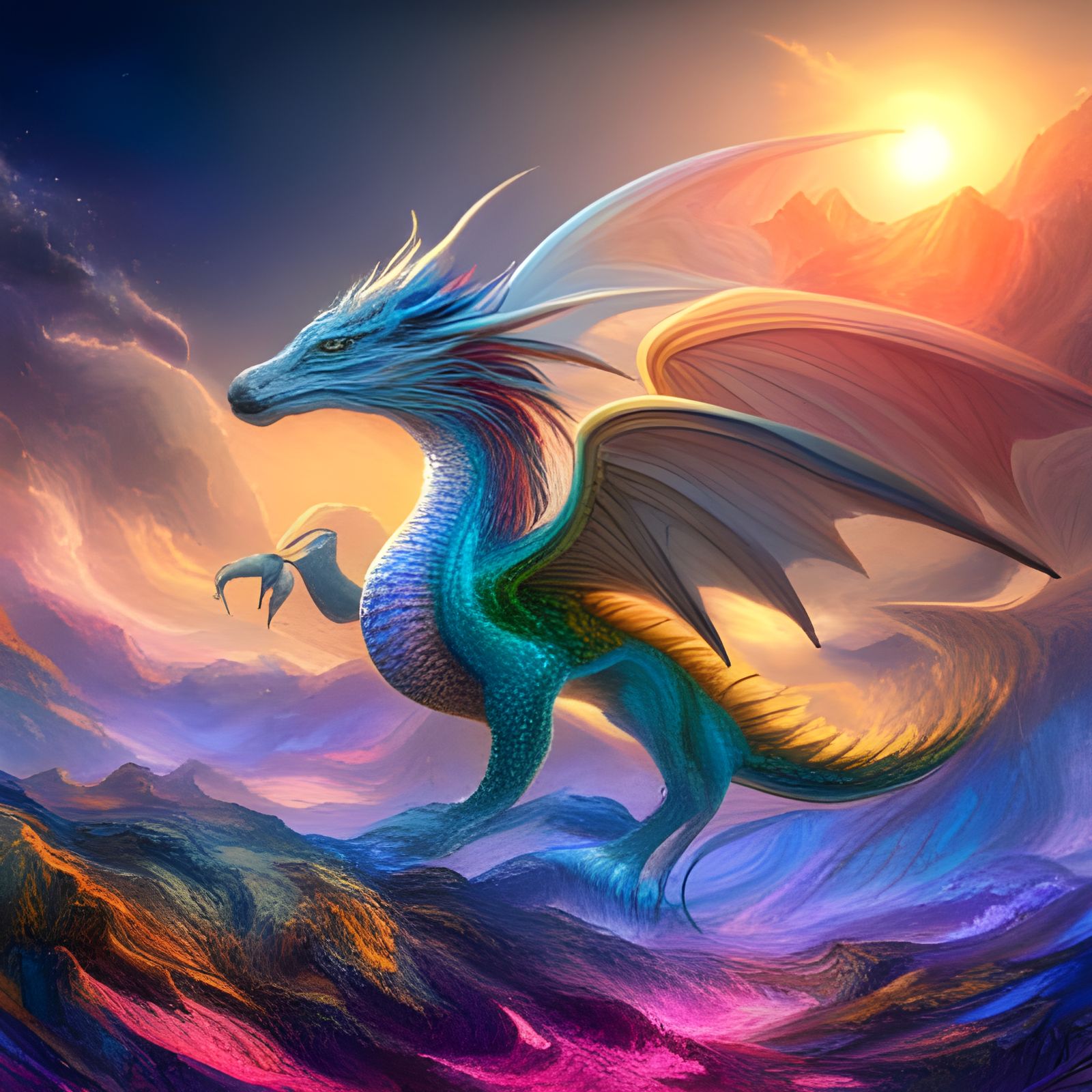 The fantastic dragons and where they came from - AI Generated Artwork ...