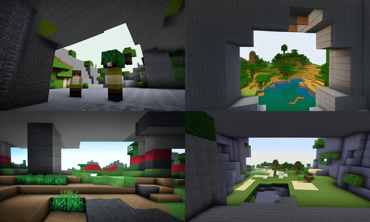 Minecraft Unreal Engine 3D shading shadow depth