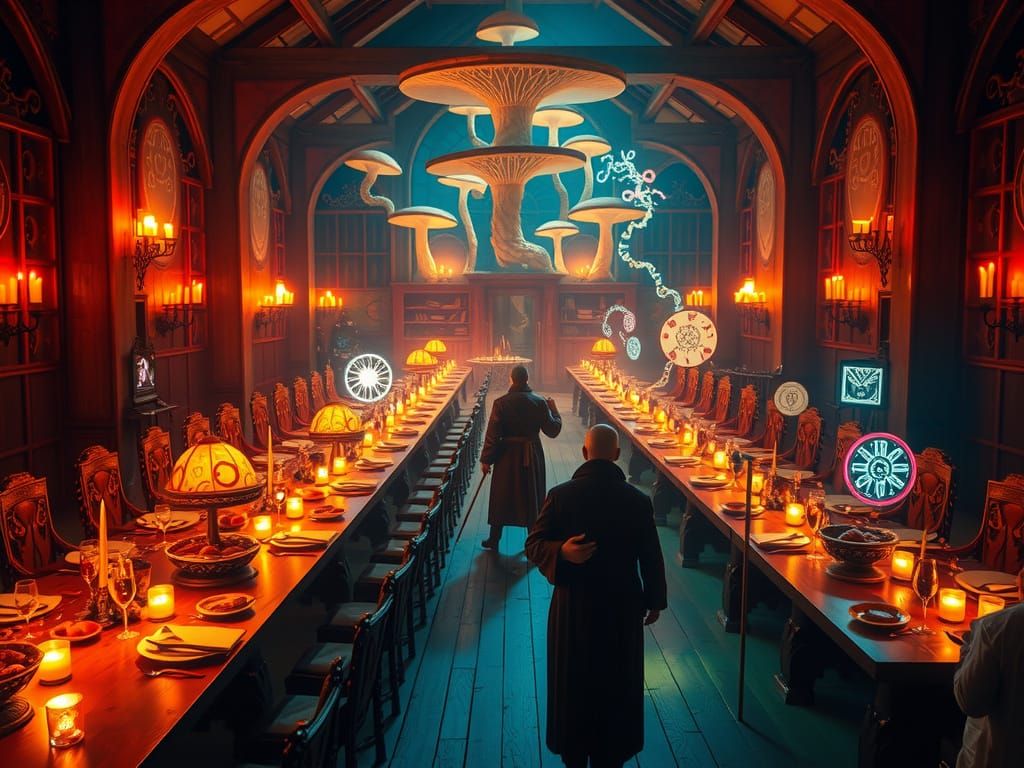 Fairy wizard banquet.