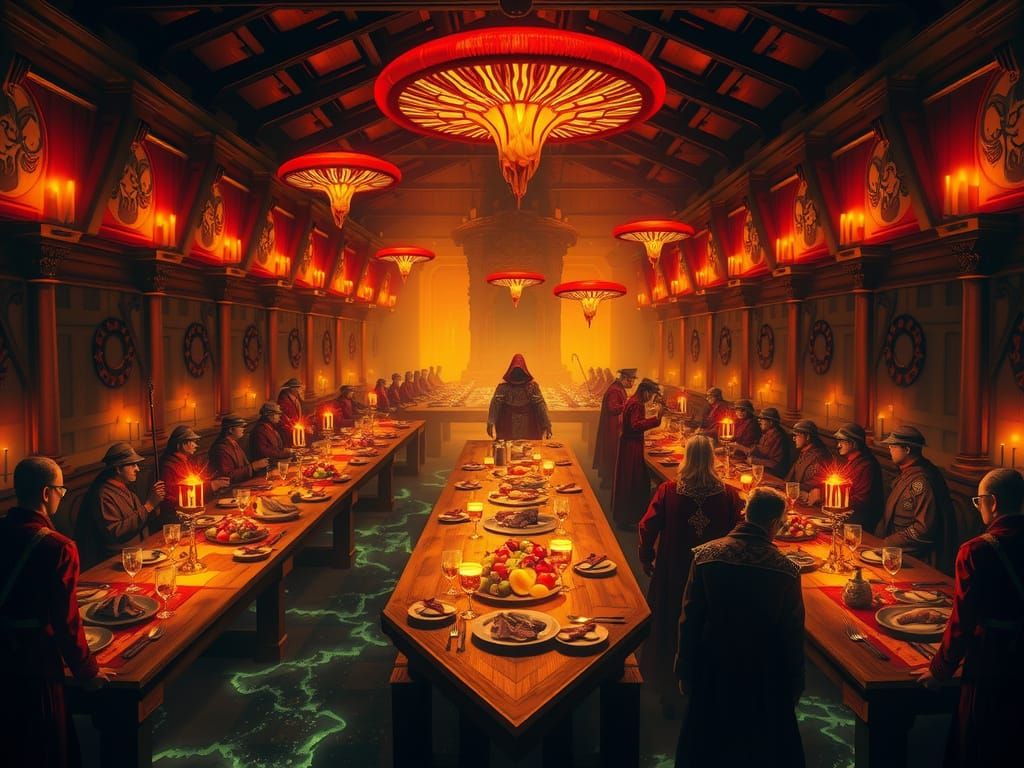 Fairy wizard banquet.