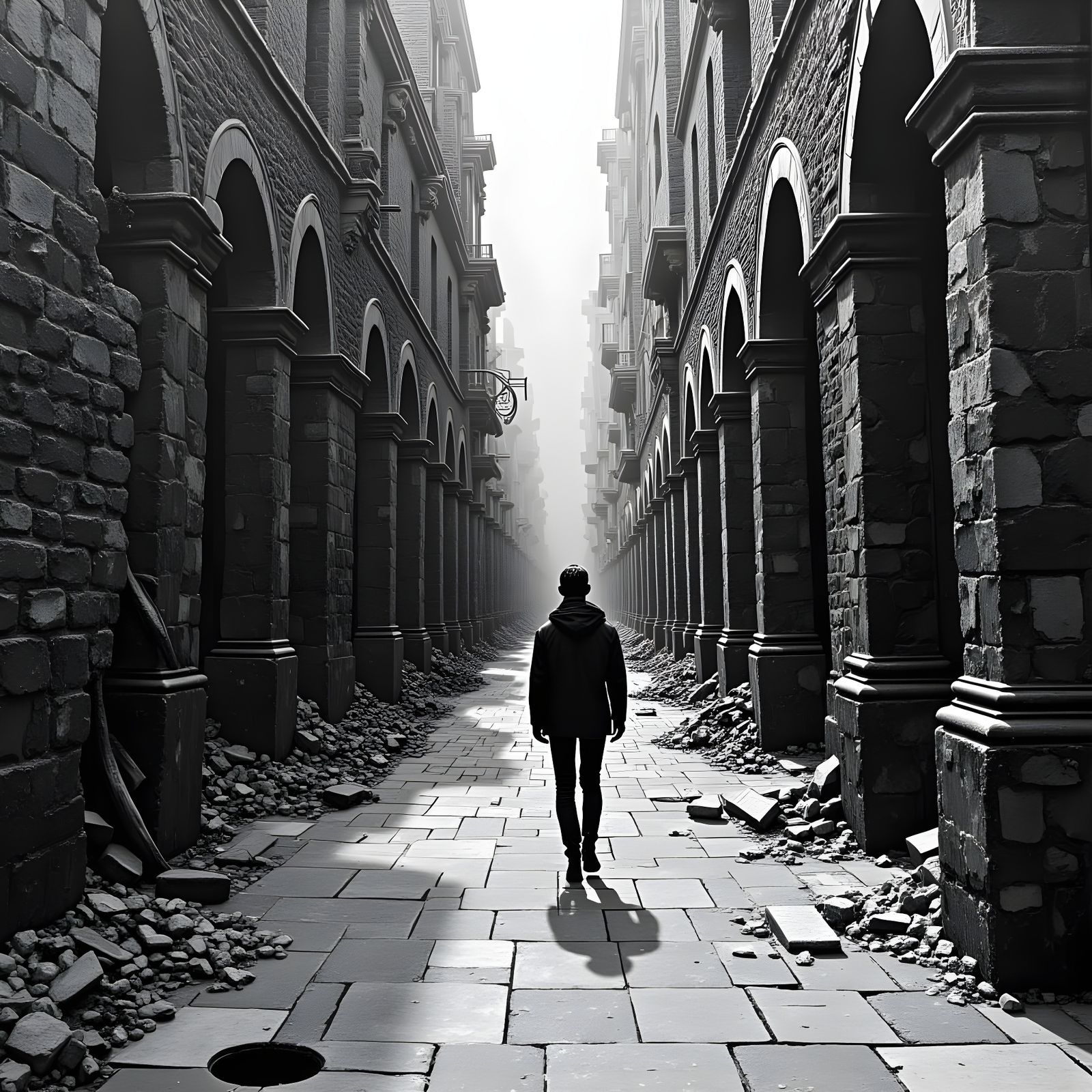 Zombie Apocalypse in Paris: Georgia O'Keefe Style