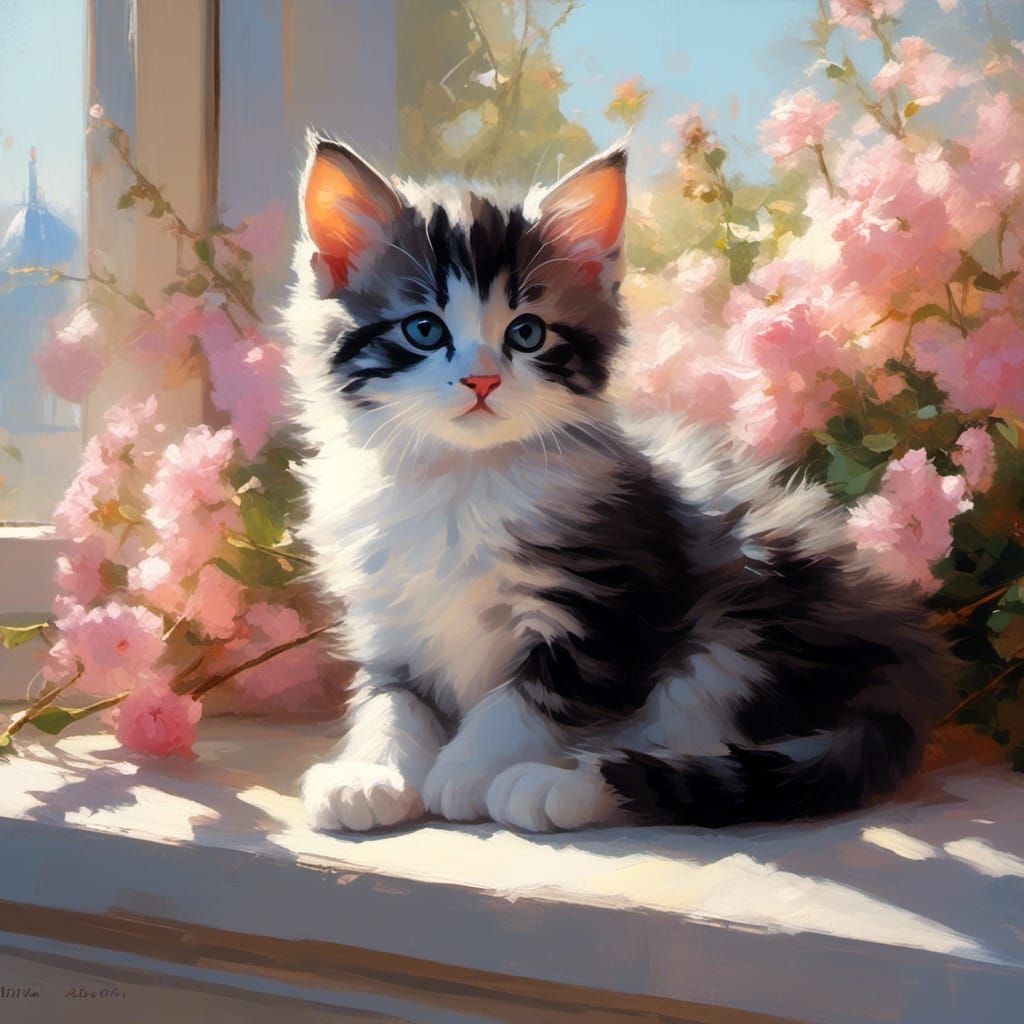 A Fluffy Kitten