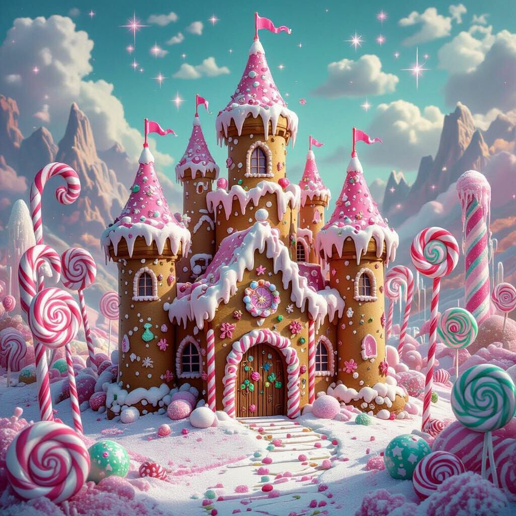 In a gorgeously vibrant sugary land, every confectionery detail exudes life and sweetness.  by @Suz