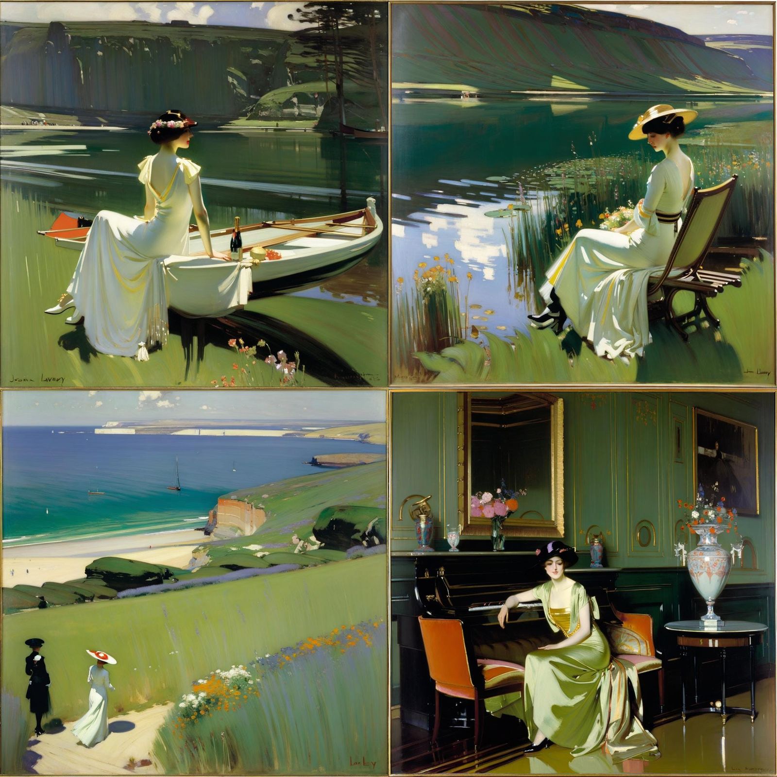 Artist Studies 1357 : by John Lavery
