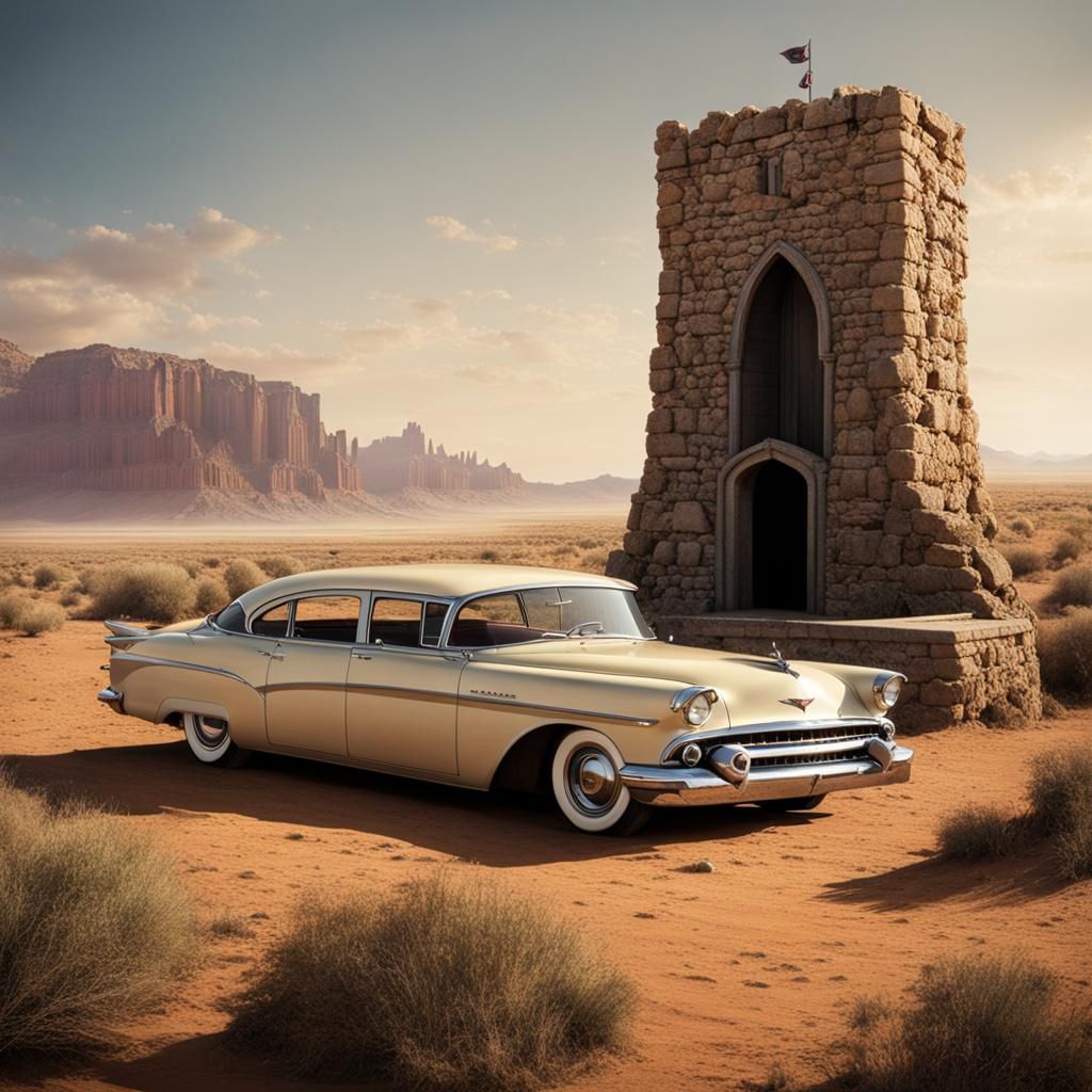 Monolith in the desert
