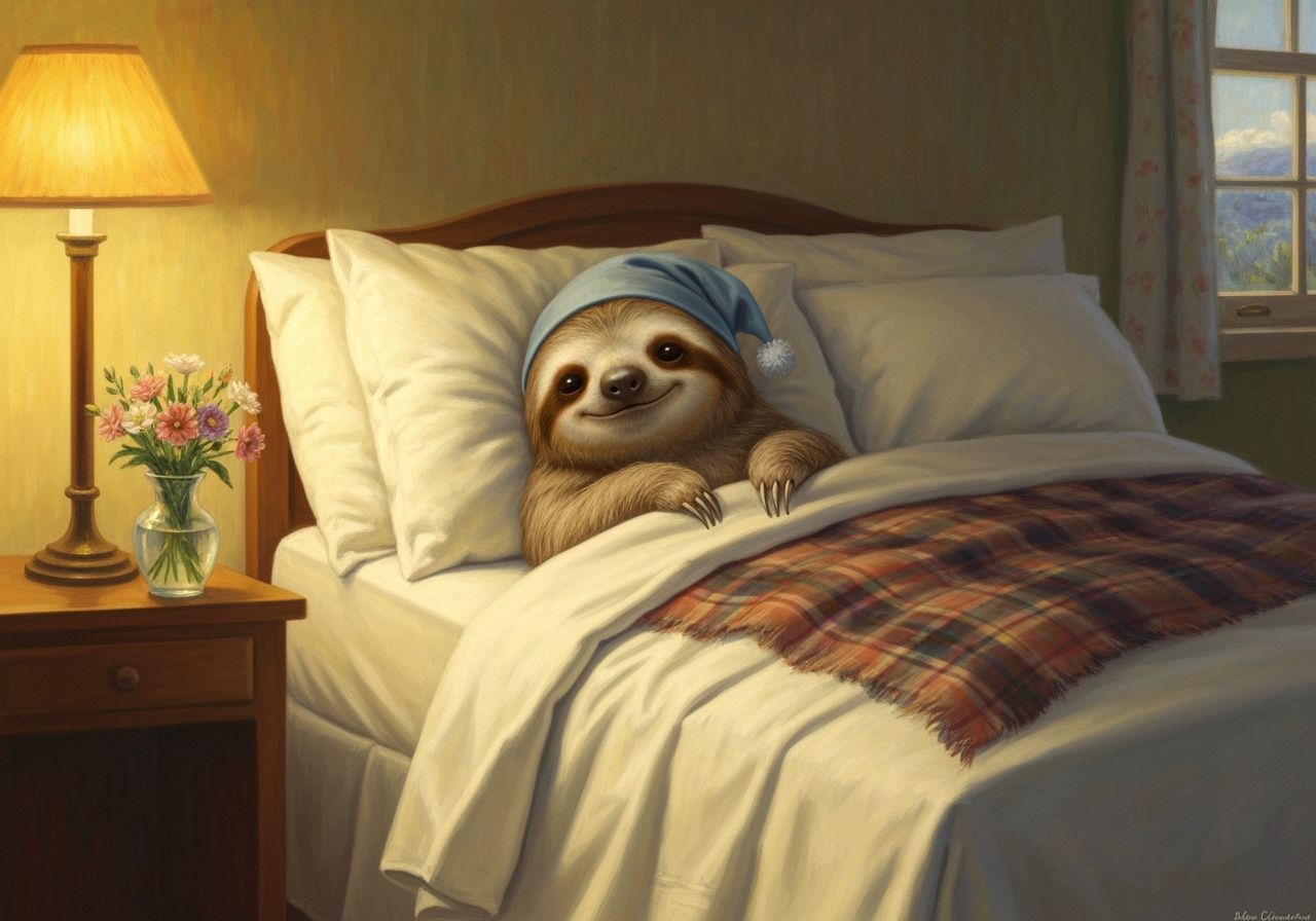 cozy bed   by @photon