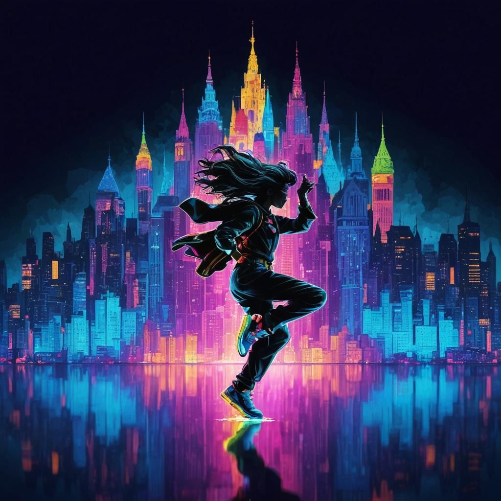 Bold Colors in Pop Art Style