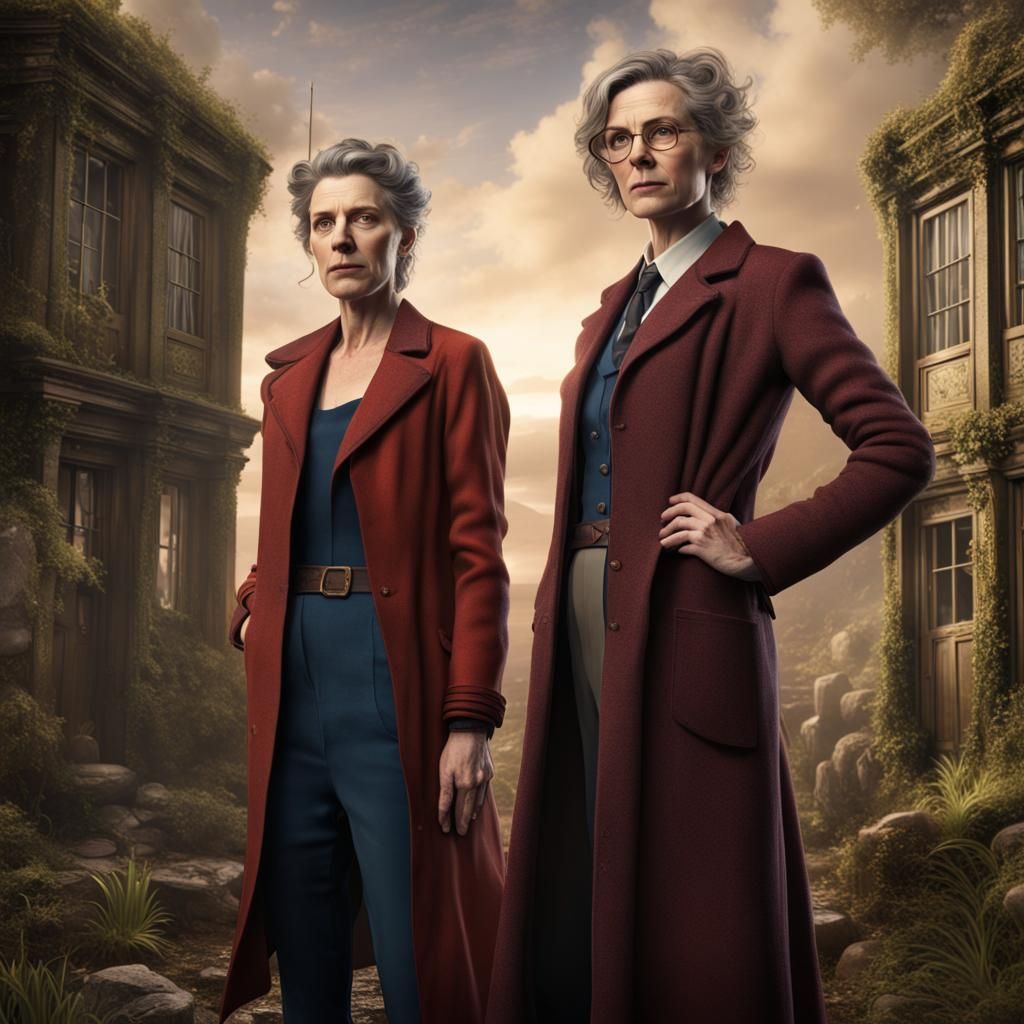 Kate Stewart and Osgood from Doctor Who - AI Generated Artwork ...