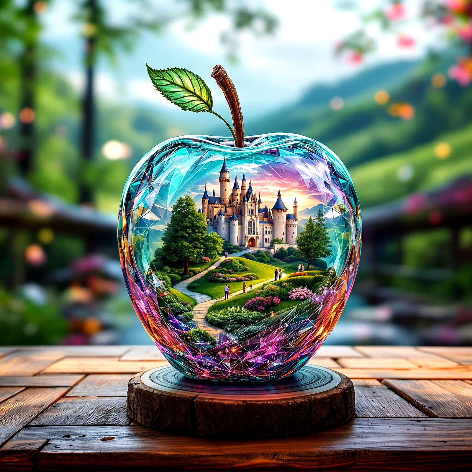 Magic Crystal Apple  by @StormySeaSailor