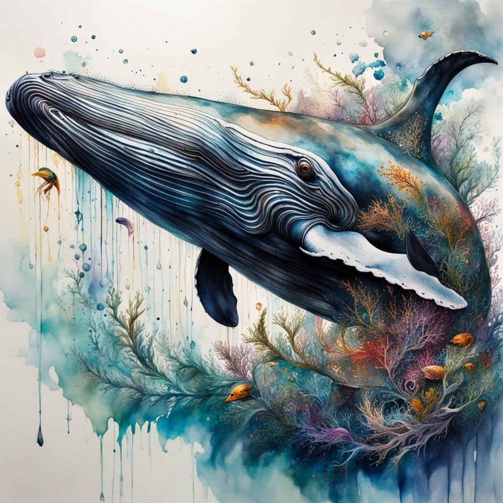 Whale life - AI Generated Artwork - NightCafe Creator