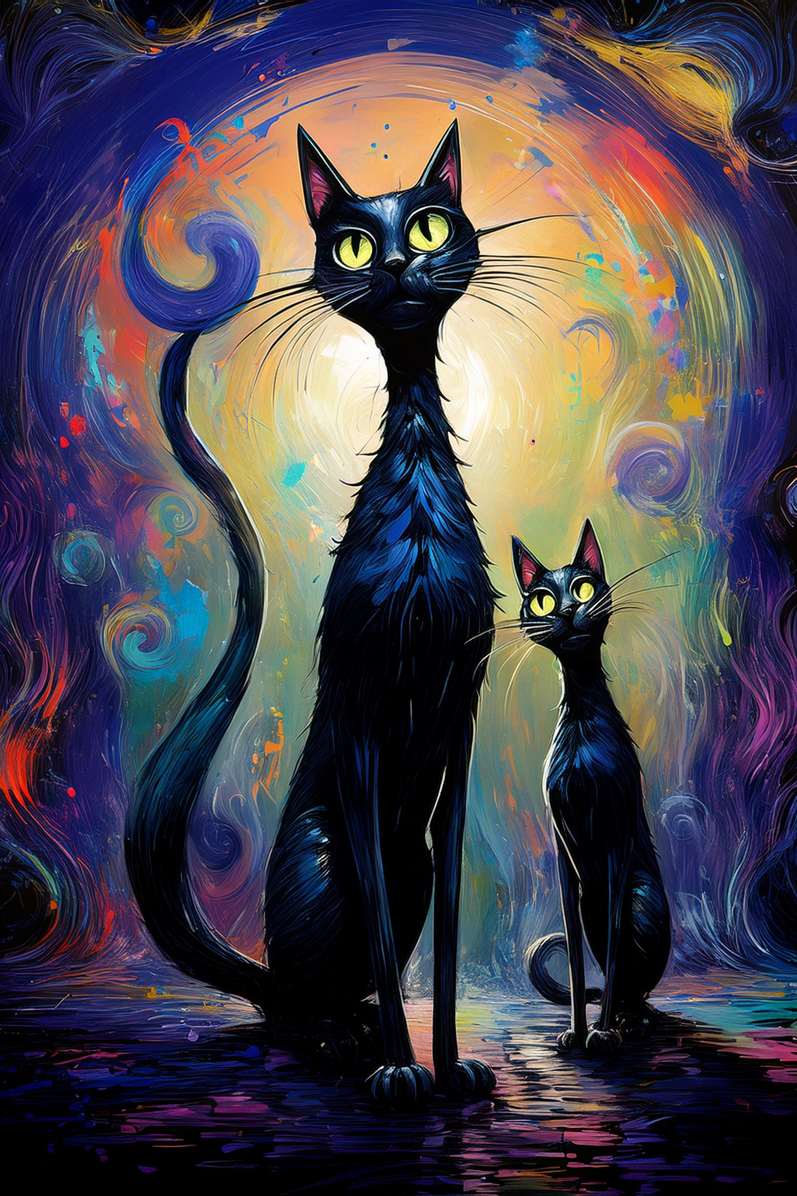 A hauntingly beautiful, dark fantasy illustration