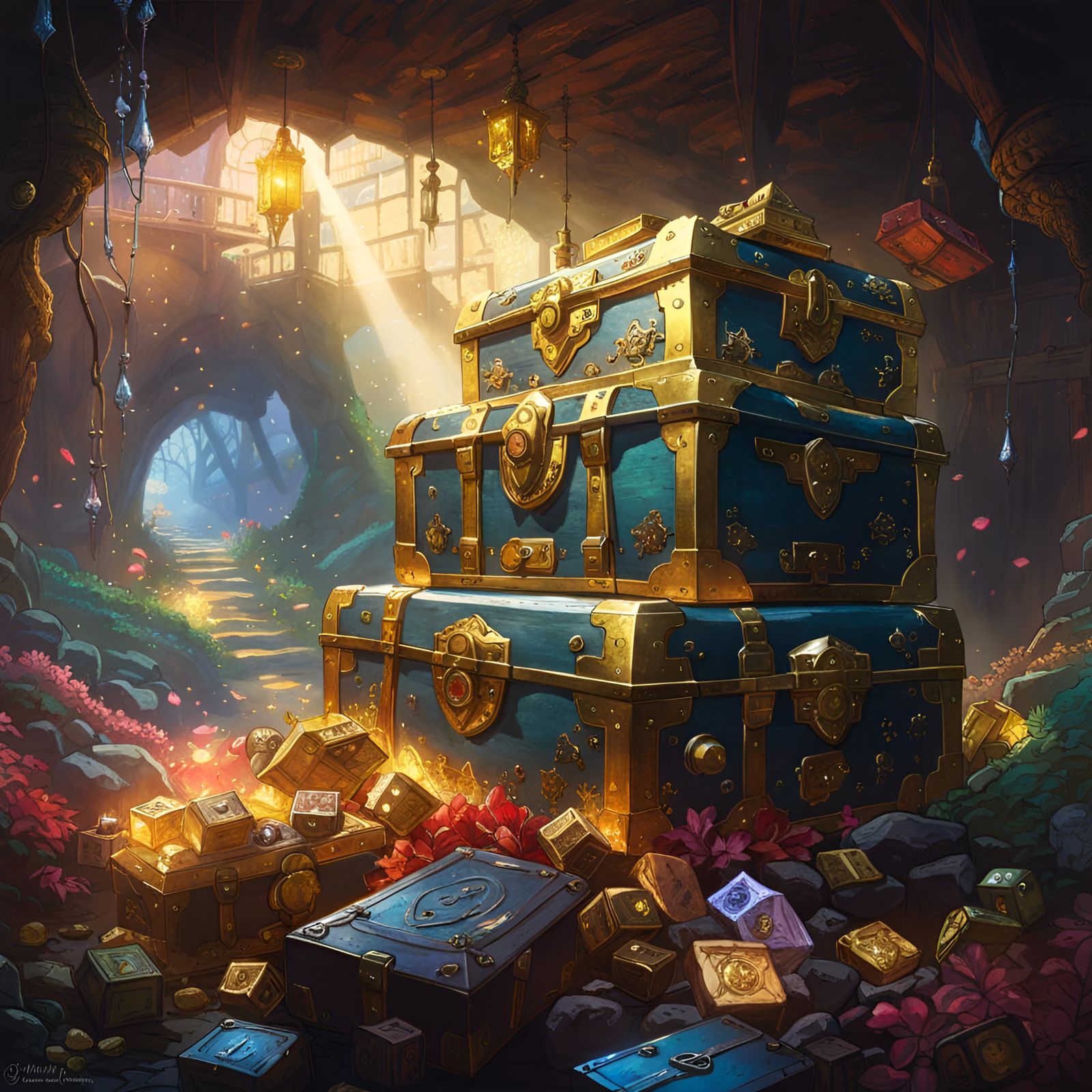 The Treasure Trove  by @KingD4le