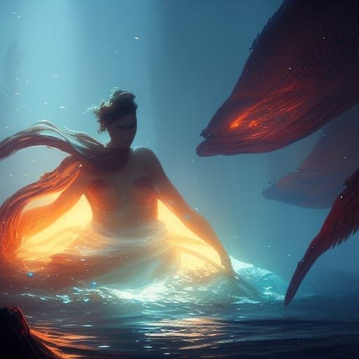 fire underwater