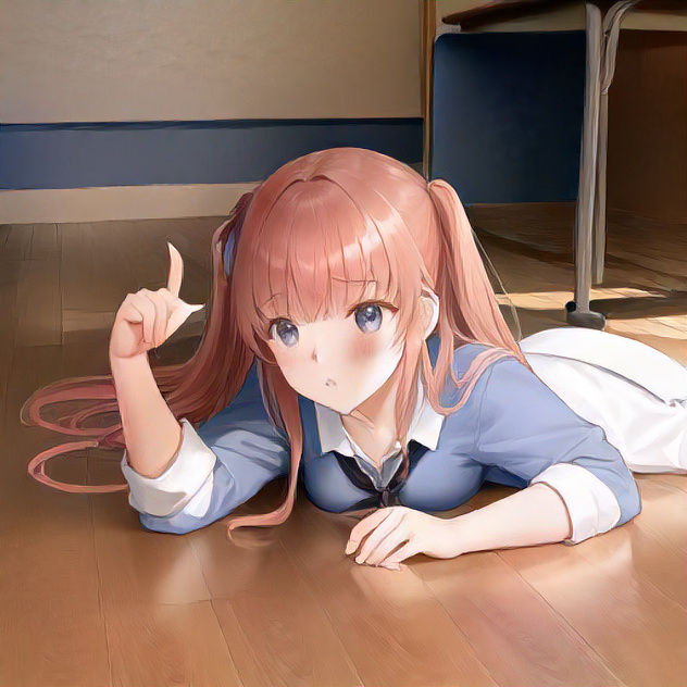 she is just trying to explain something