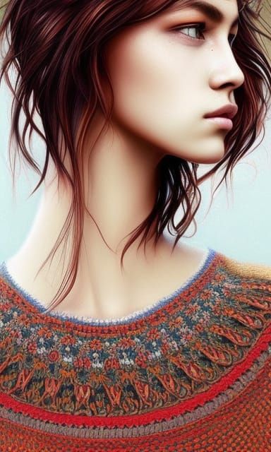 Beautiful Sweater Girl