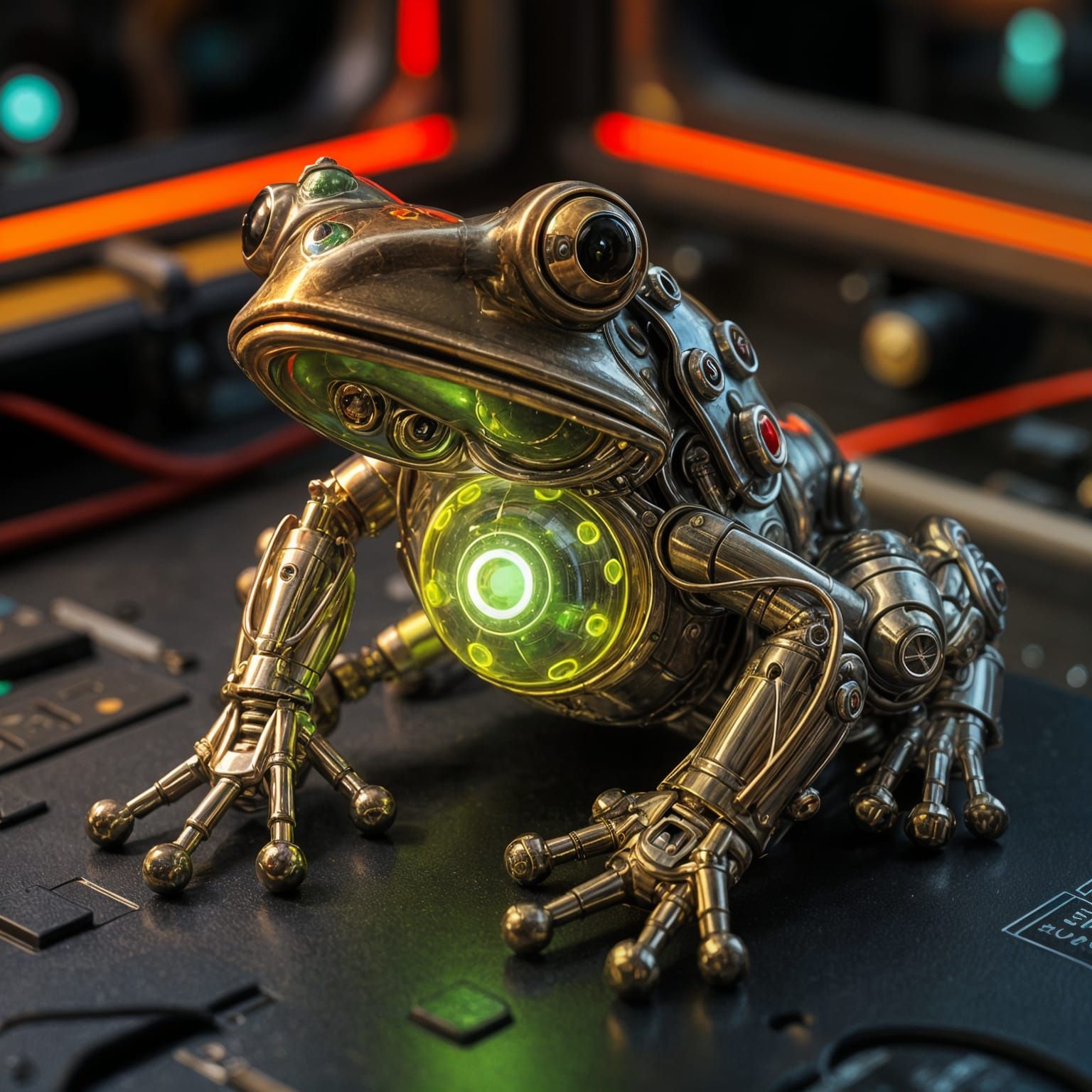 Atomic Powered Frog  by @Vic Williams