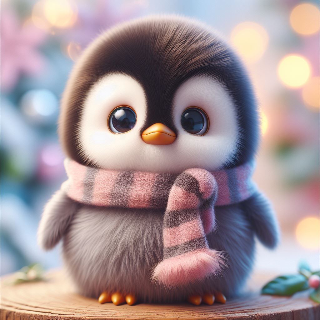Fuffy pinguïn