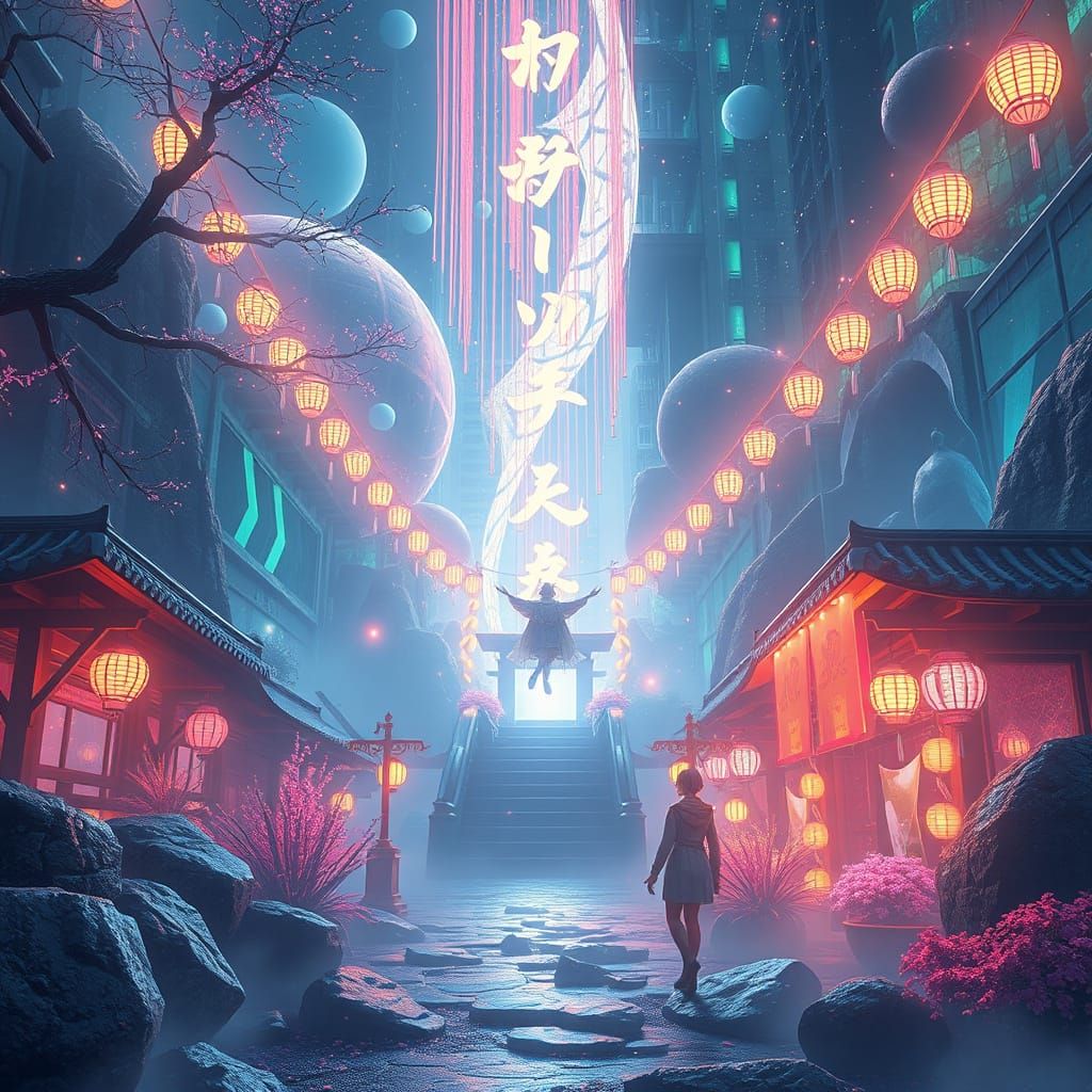 Ethereal Anime Fantasy Scene in 8k Resolution