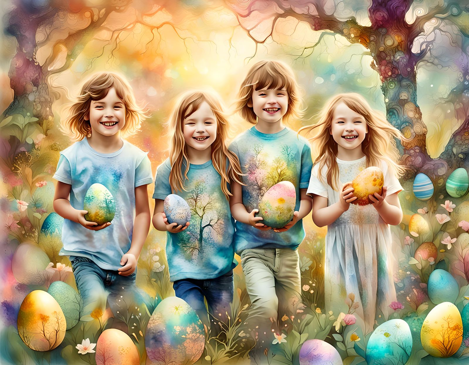 It was a successful Easter egg hunt!  by @DiegoHamburg