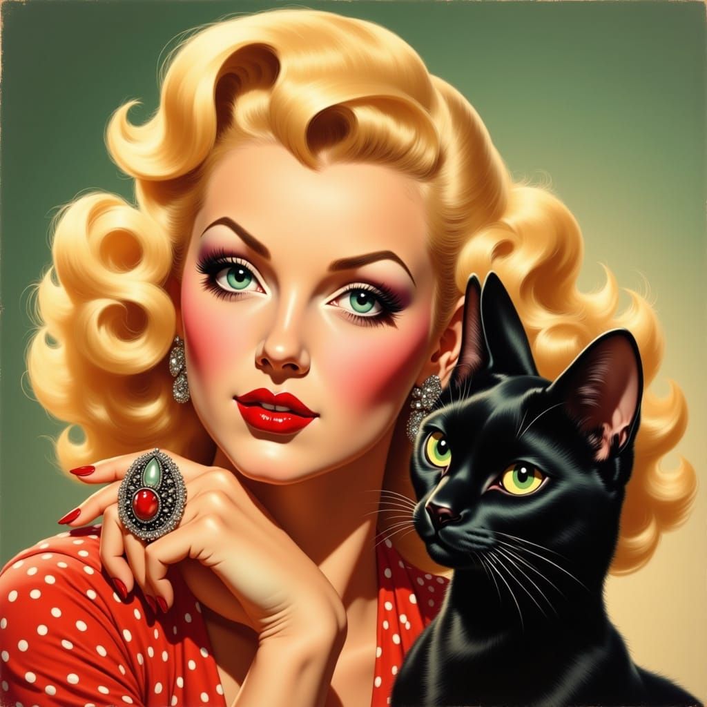 " <lora:PinupFlux:1.0> <lora:Pin-up flux:1.0> <lora:Monthly Pin-Up Print:1.0> A classic pin-up style illustration of a glamorous blonde woma...