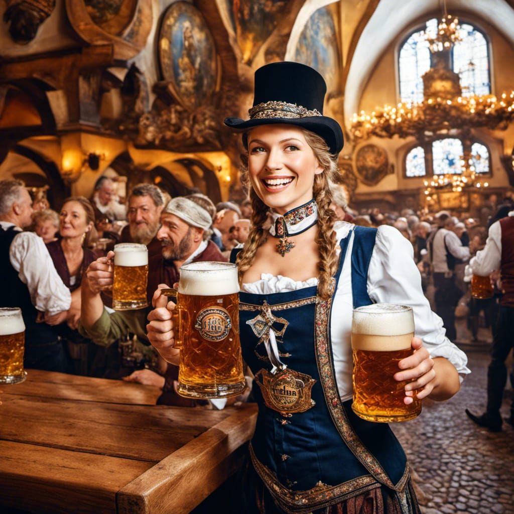 Oktoberfest Beer Festival (#4). - AI Generated Artwork - NightCafe Creator