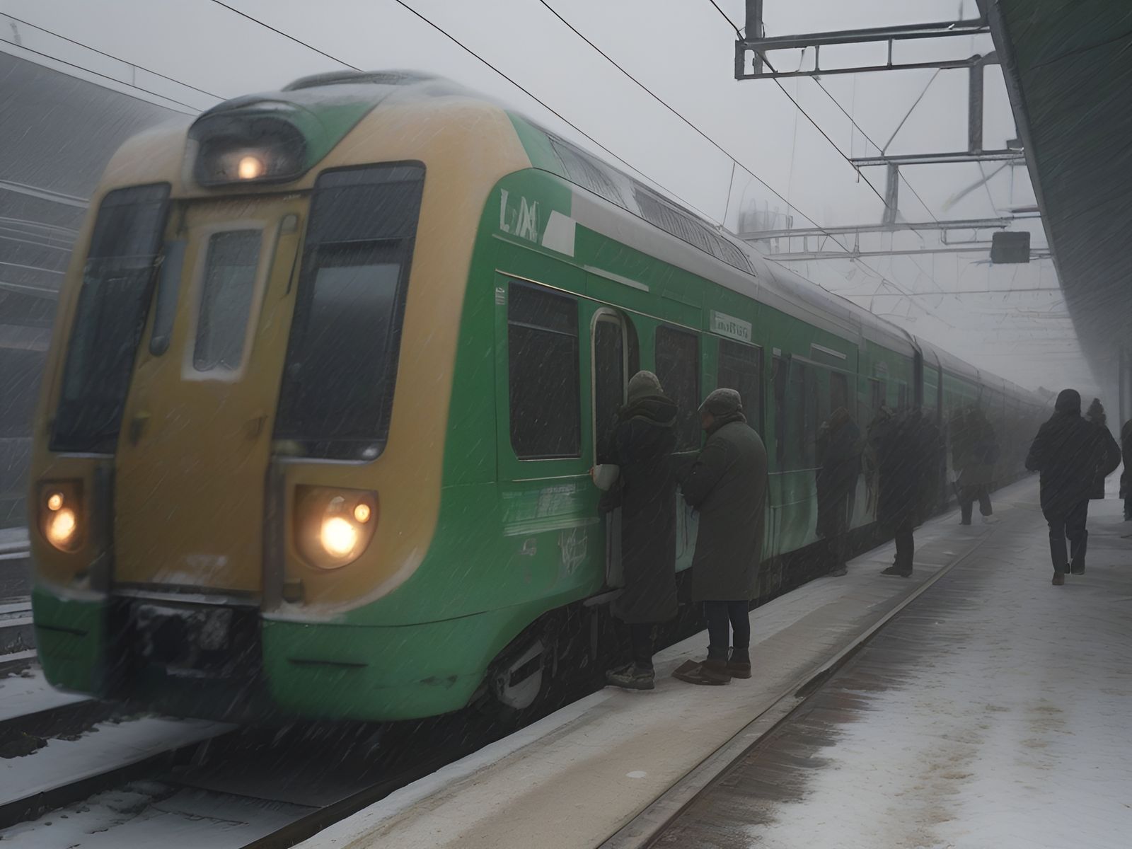 Winter train Leonardo