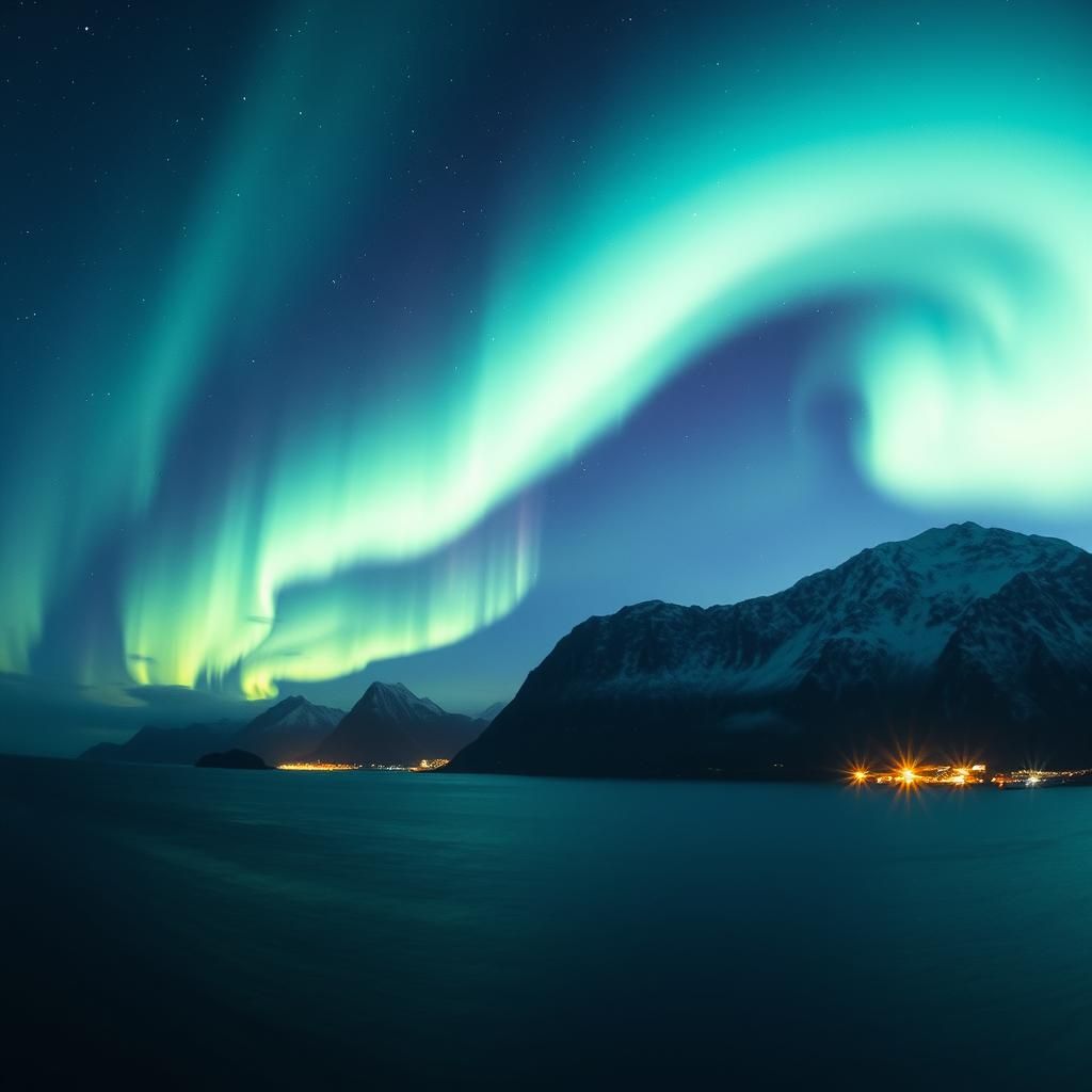 Aurora over Lofoton
