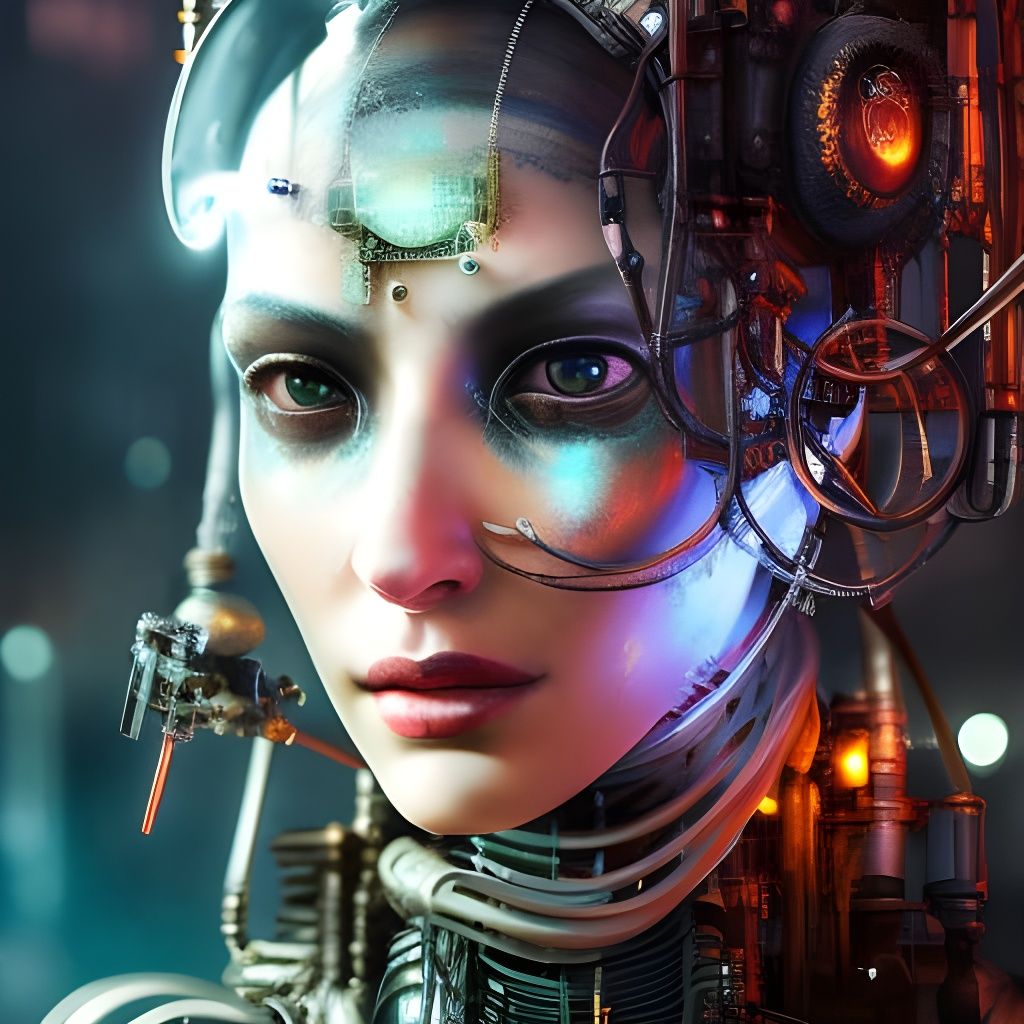 Dieselpunk Work Androids 08 - AI Generated Artwork - NightCafe Creator