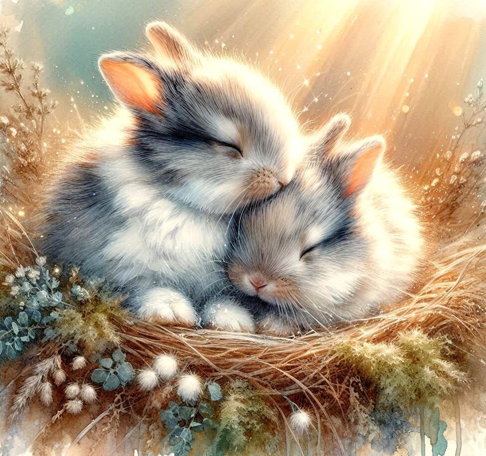 Bunnies   by @D Rivers