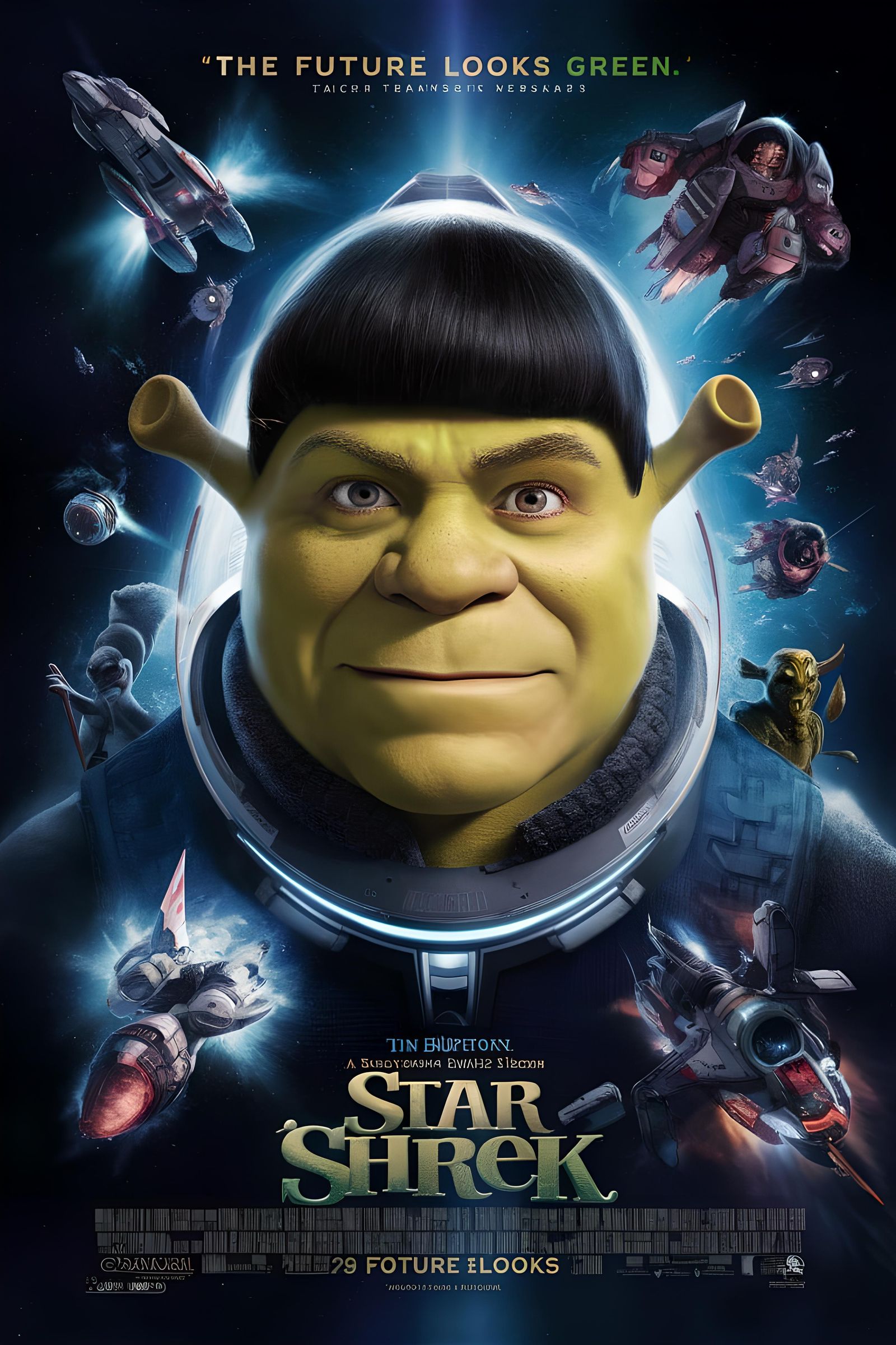 Star Shrek: The Future Looks Green  by @Pax