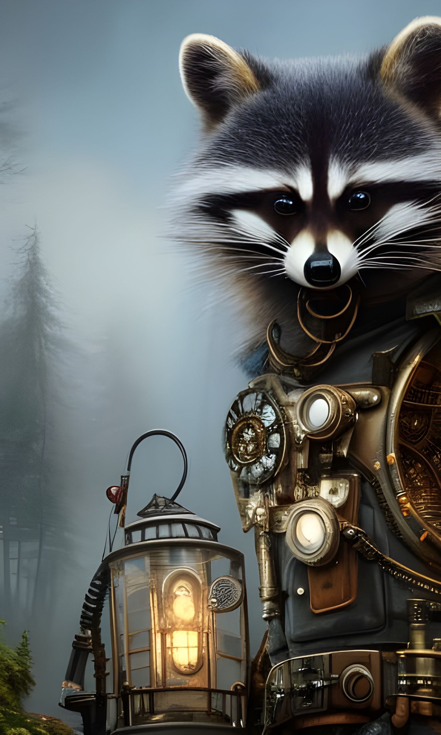 Trash Panda - AI Generated Artwork - NightCafe Creator