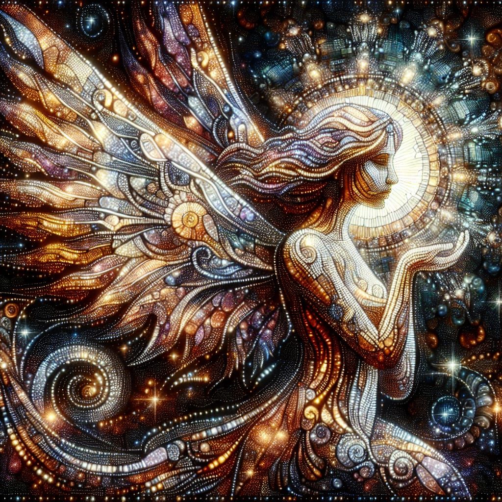🌞 Sunshine Angel Mosaic Animated