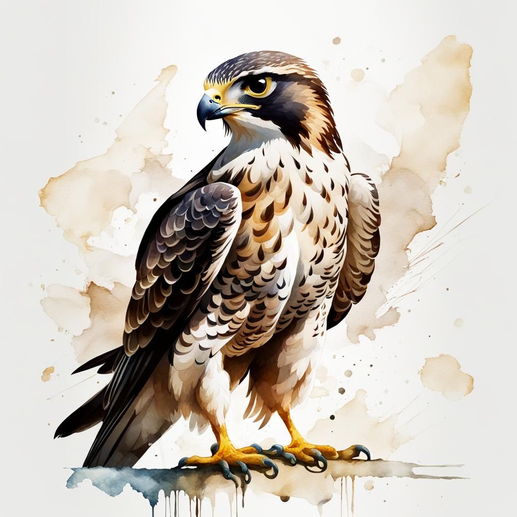 A falcon - AI Generated Artwork - NightCafe Creator