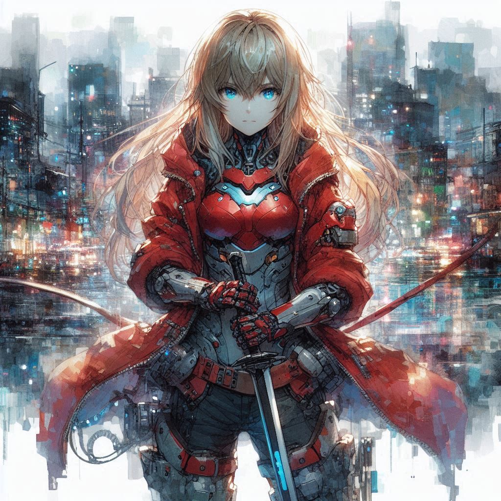 Great Swordmaster anime woman 2