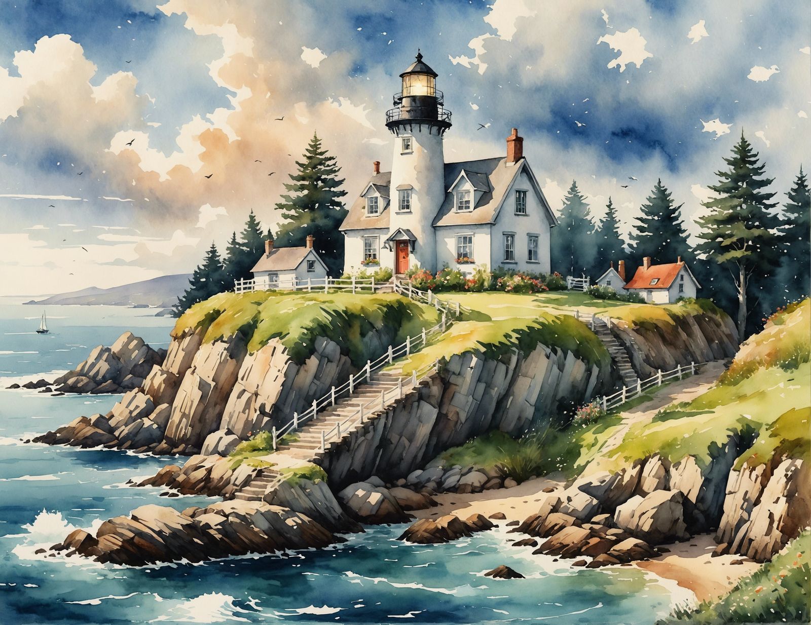 Seaside Charm  by @Sharonjoy