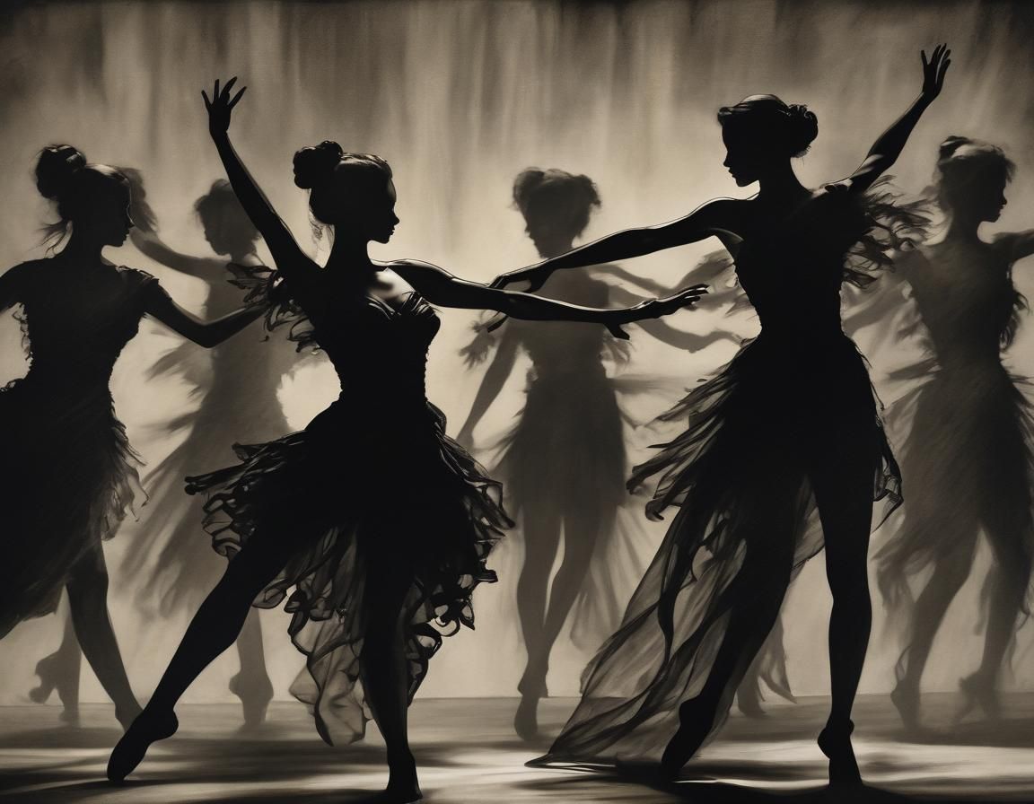 Shadow Dancers Silhouette Show  by @KBunny001