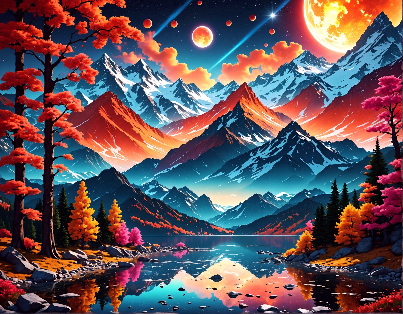 add bright colors add more details hyper details extreme det...