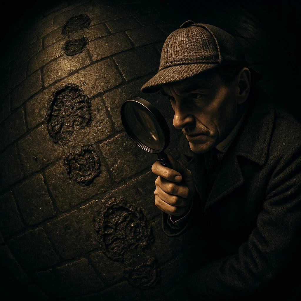 שרלוק הולמס חוקר עקבות