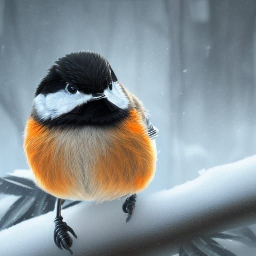Chickadee  by @Bubble Pop