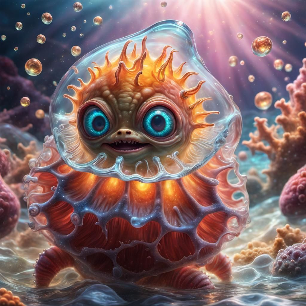 Amoeba Creature - AI Generated Artwork - NightCafe Creator