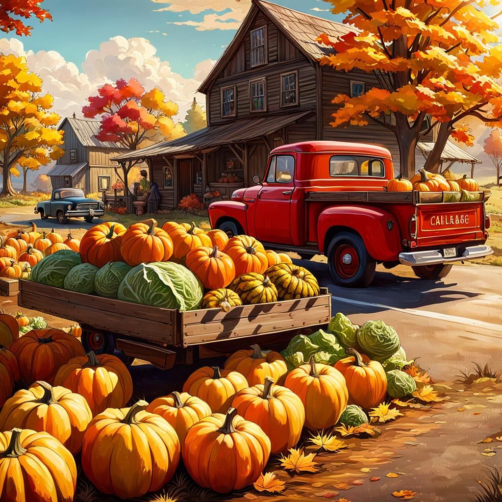 vibrant fall day in the country   by @INTERCEDENCE