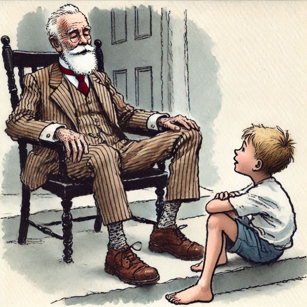 Erich was privileged to know one of his great-grandfathers #01