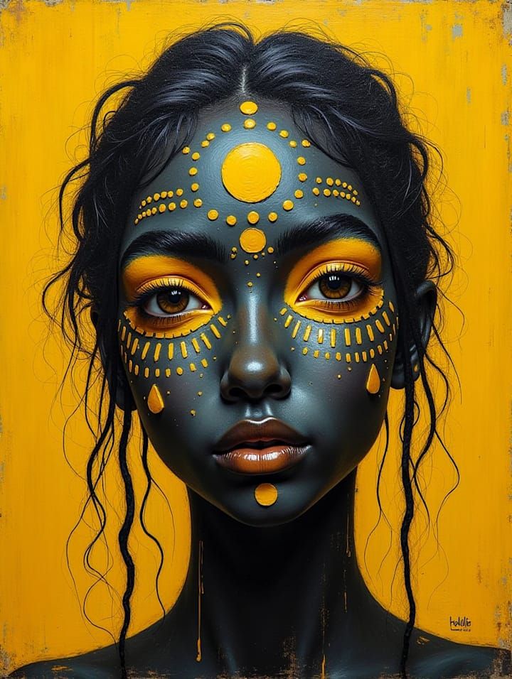 Indigenous Face Painting