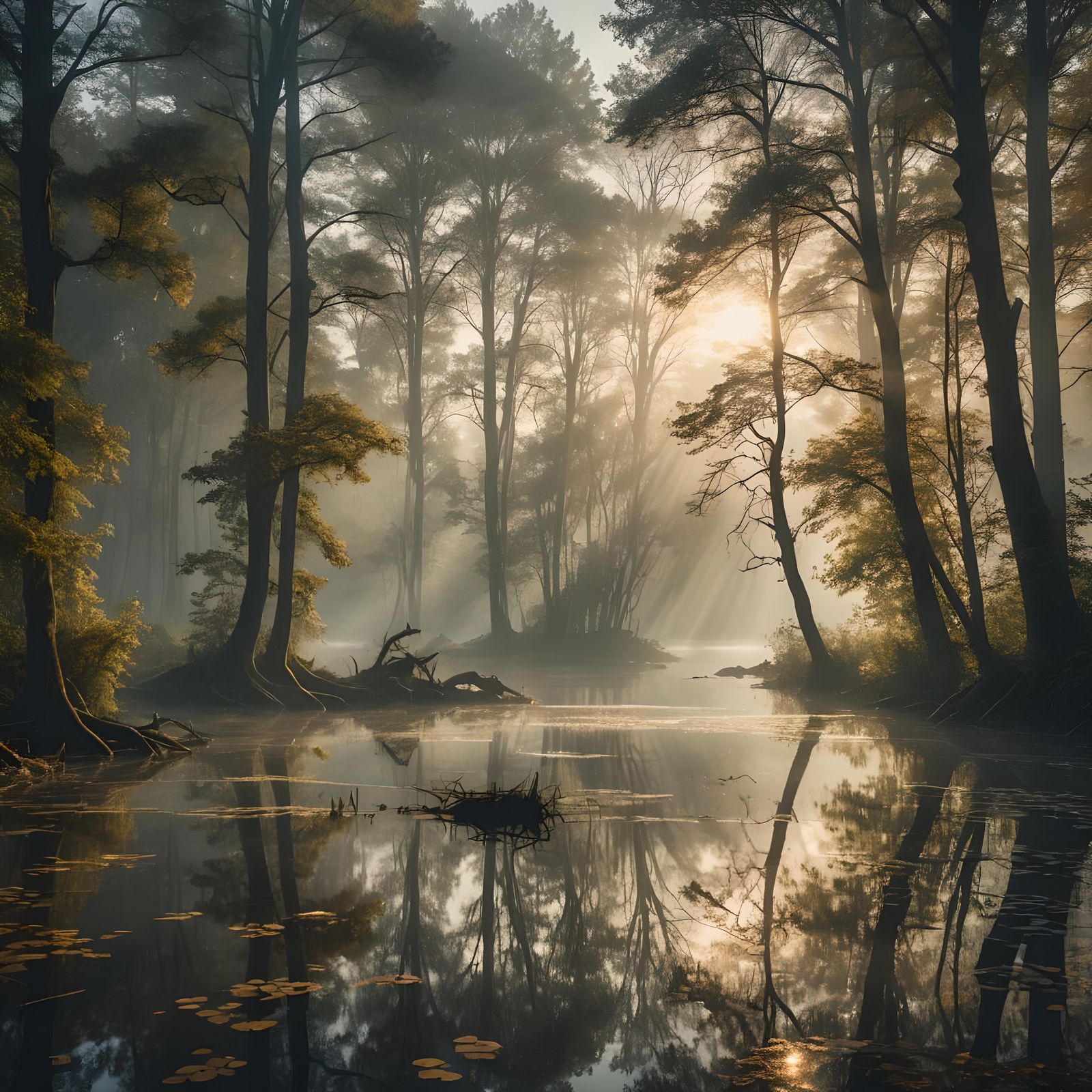 Forest Marshes  by @Lyvercast
