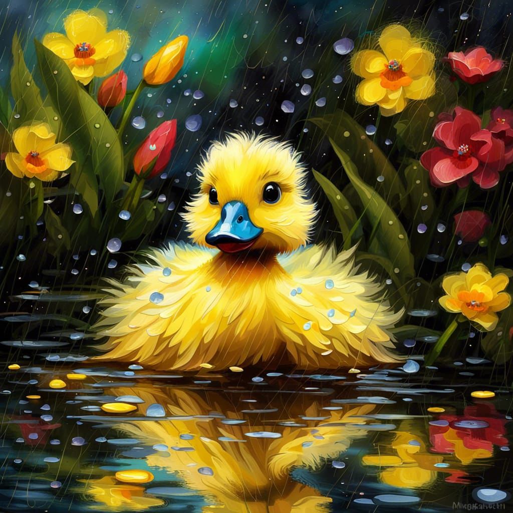 Lucky Duckling  by @Basic_Shmasic