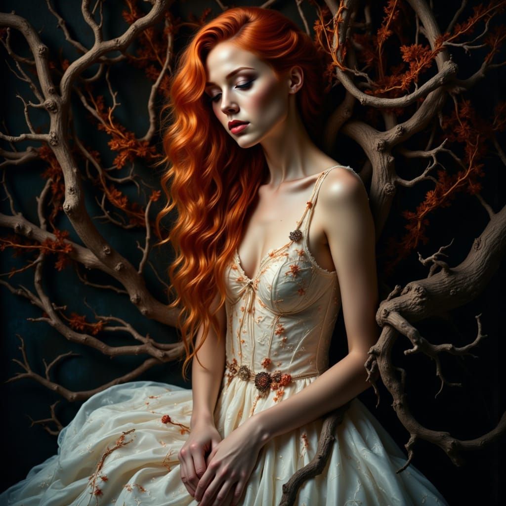 Ethereal woman