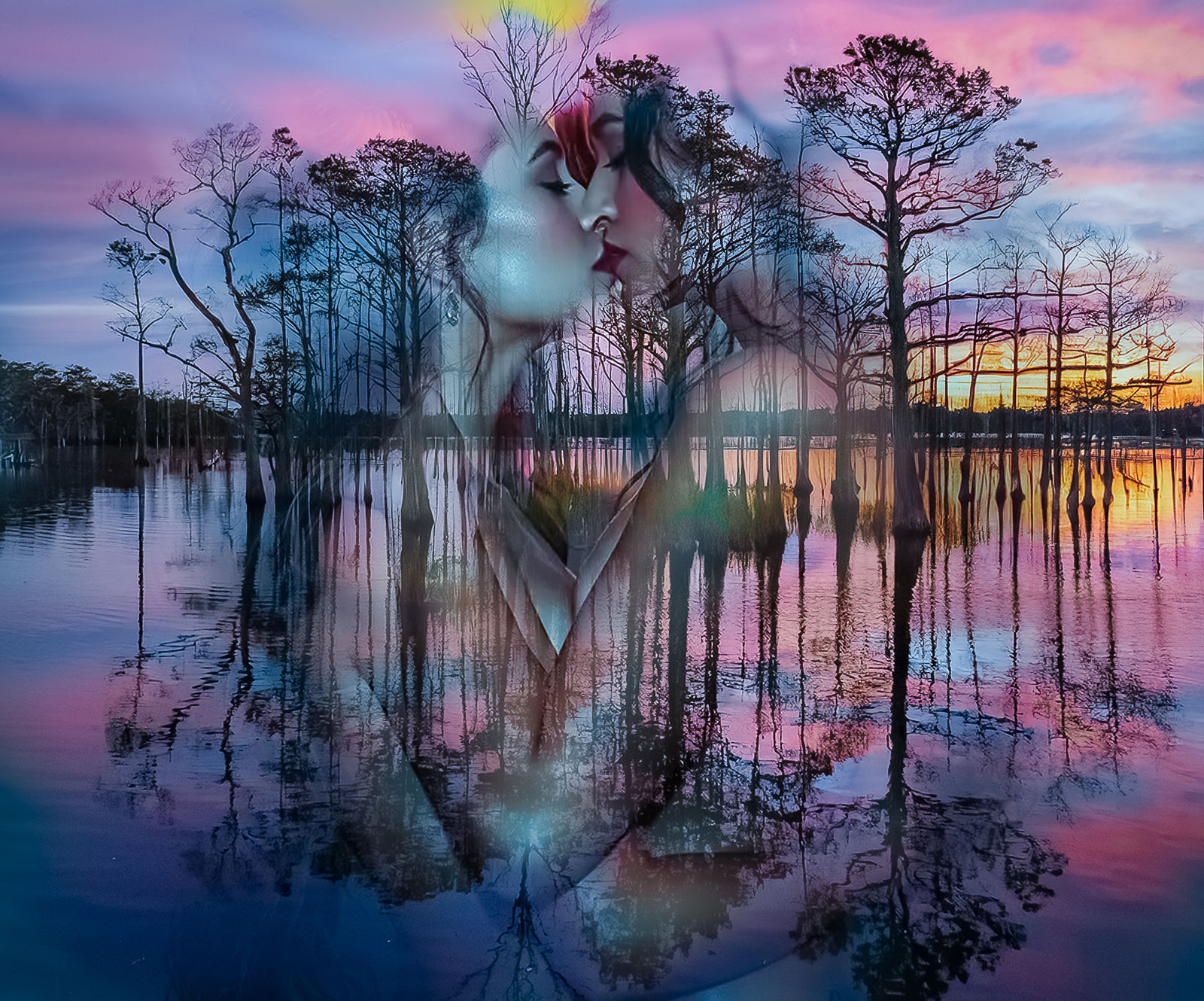 A mangrove at nightfall (1a)