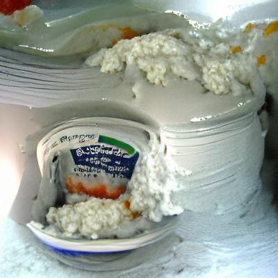 Expired cottage cheese
